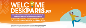 dates du Welcome Desk Paris 2023 : du 11 septembre au 3 novembre